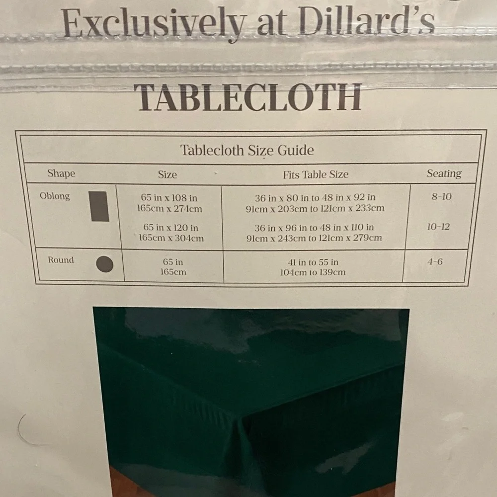 Southern Living green Tablecloth